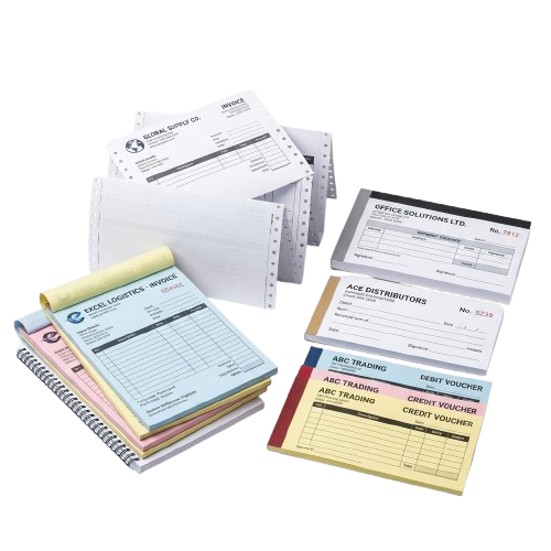 Office stationery, bill books, continuous computer stationery & vouchers printing